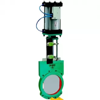 Z673X series pneumatic clamp gate valve Z673-2.5C-DN400 cast steel body nominal pressure 2.5bar