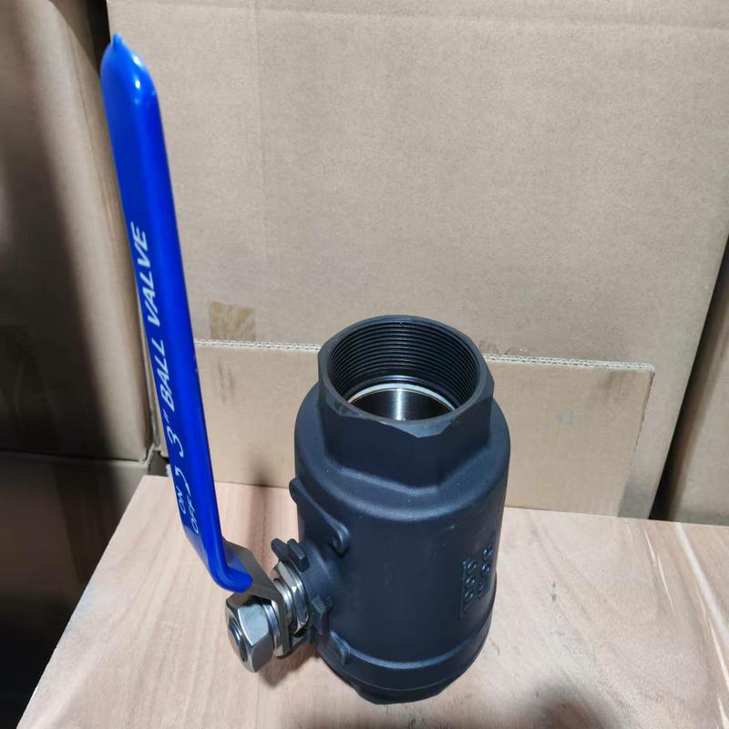 Q11F two-piece WCB carbon steel ball valve DN125 PT(ZG)/RC internal thread can bear up to 64 kg