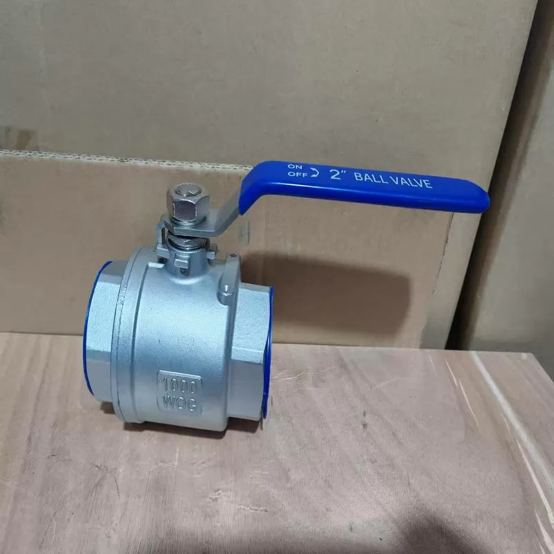 Q11F series one-piece 304 stainless steel /CF8 wire ball valve Q11F-16P-DN50 PT(ZG)/RC internal thread connection nominal pressure 16bar