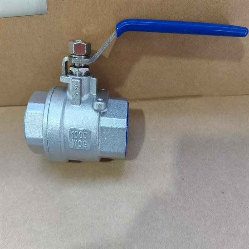 Q11F two-piece 304 stainless steel /CF8 ball valve DN32 PT(ZG)/RC internal thread for Q11F-10P-DN32 up to 64 kg