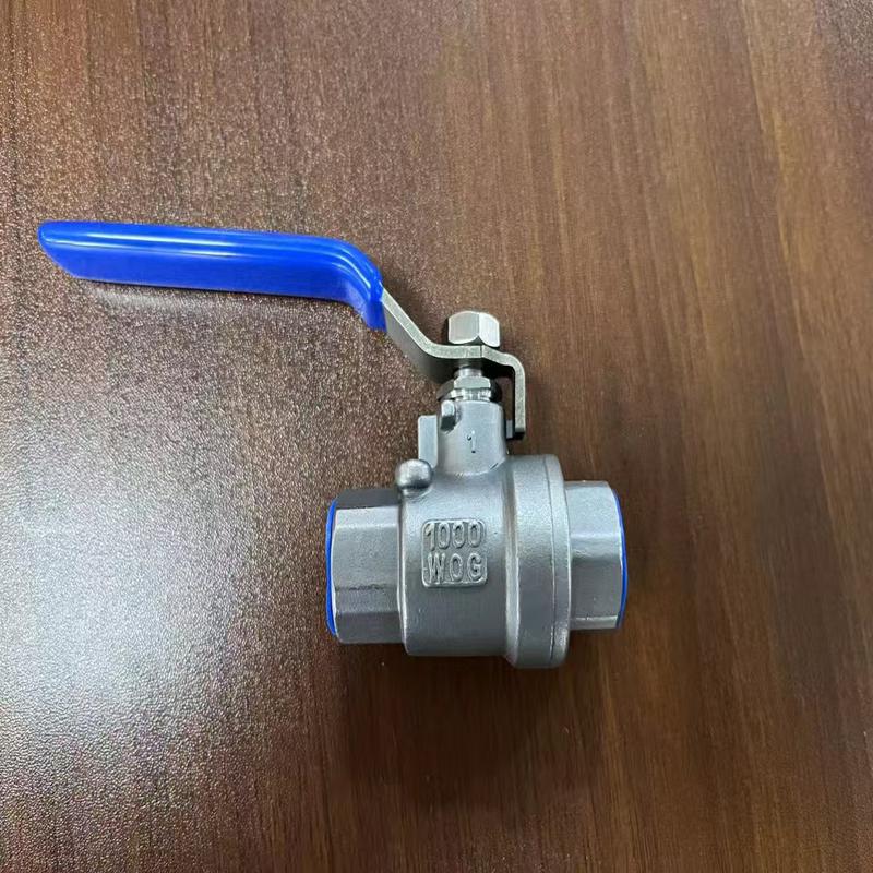 Q11F two-piece 304 stainless steel /CF8 ball valve DN20 PT(ZG)/RC internal thread for Q11F-10P-DN20 up to 64 kg