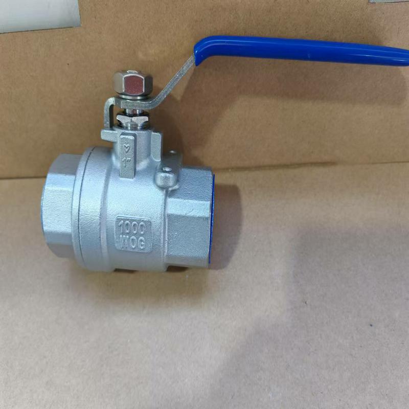 Q11F two-piece 304 stainless steel /CF8 ball valve DN15 PT(ZG)/RC internal thread for Q11F-10P-DN15 up to 64 kg