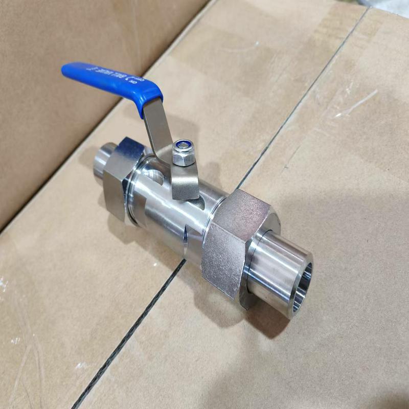 Stainless steel 316 wide double outer wire ball valve Q21F-16R-DN10 nominal pressure PN16