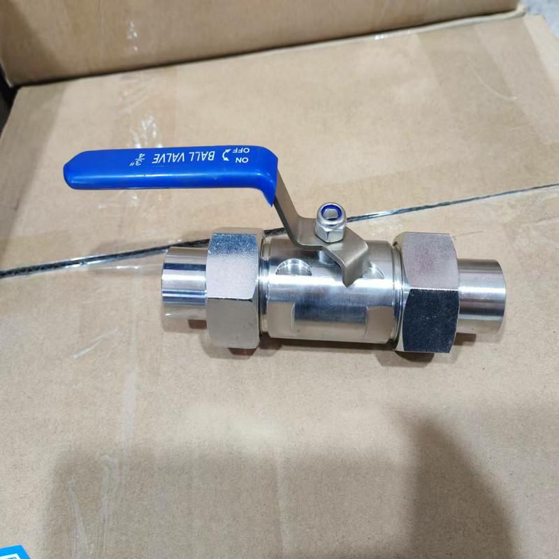 Stainless steel 316 wide double outer wire ball valve Q21F-16R-DN15 nominal pressure PN16