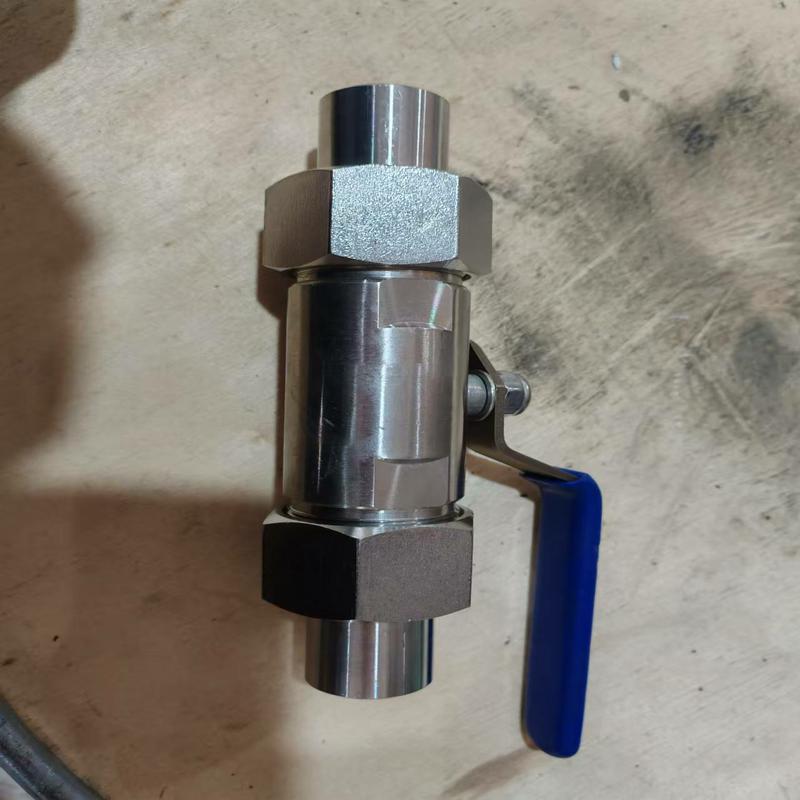 Stainless steel 316 wide double outer wire ball valve Q21F-16R-DN25 nominal pressure PN16