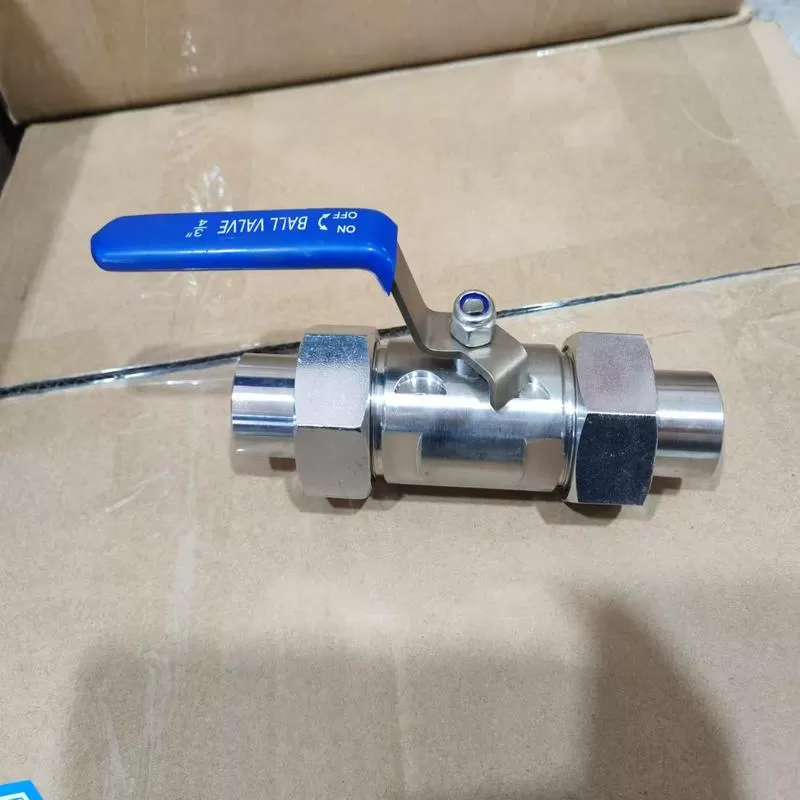 Stainless steel 304 wide double wire ball valve Q21F-16P-DN32 nominal pressure PN16