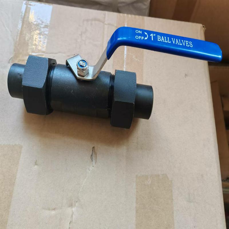 Carbon steel WCB wide double outer wire ball valve Q21F-16C-DN15 nominal pressure PN16