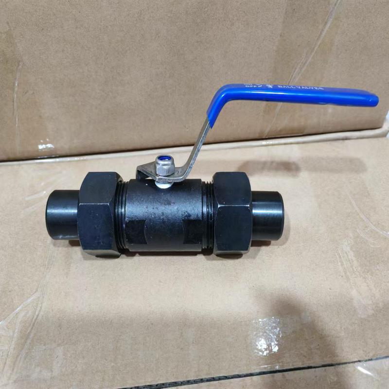 Carbon steel WCB wide double outer wire ball valve Q21F-16C-DN25 nominal pressure PN16