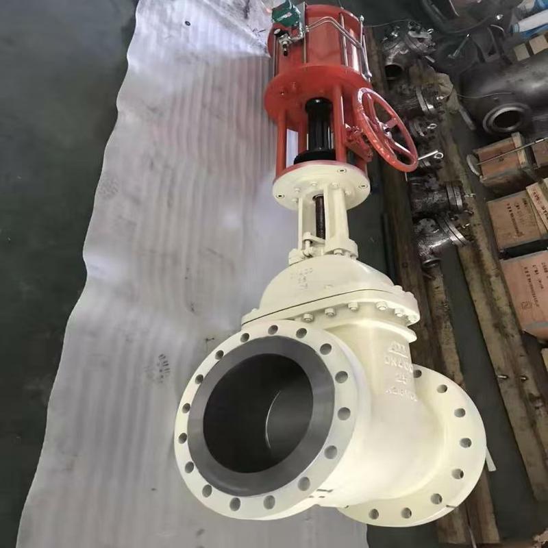 Flat gate valve