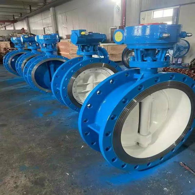 Three eccentric butterfly valve