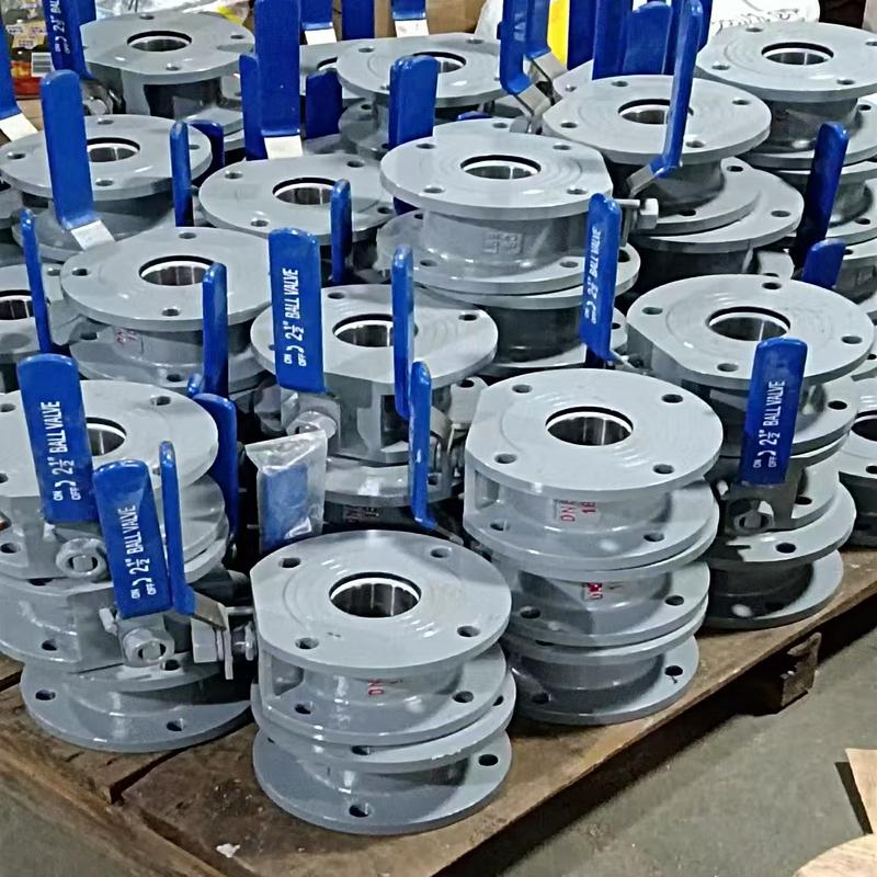 Clamped ball valve